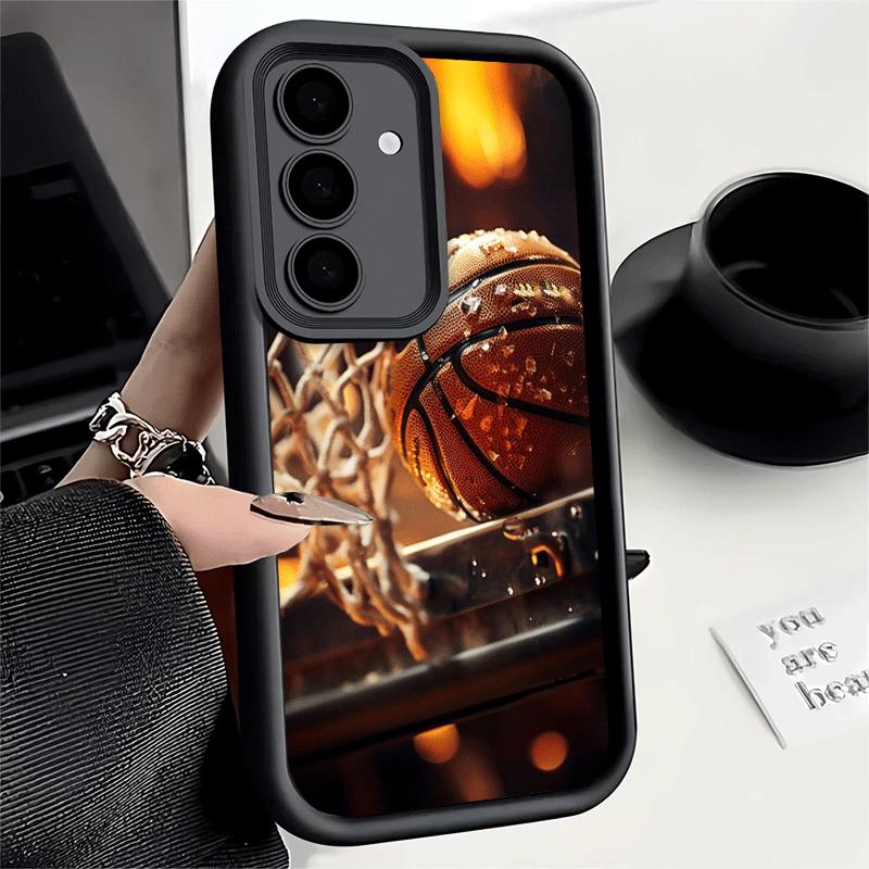 Phone Case for Samsung Galaxy S26 S25 Ultra S24 FE Basketball Basket Sports Shell S23 Plus S22 + S21 S20 5G Soft Silicone Funda