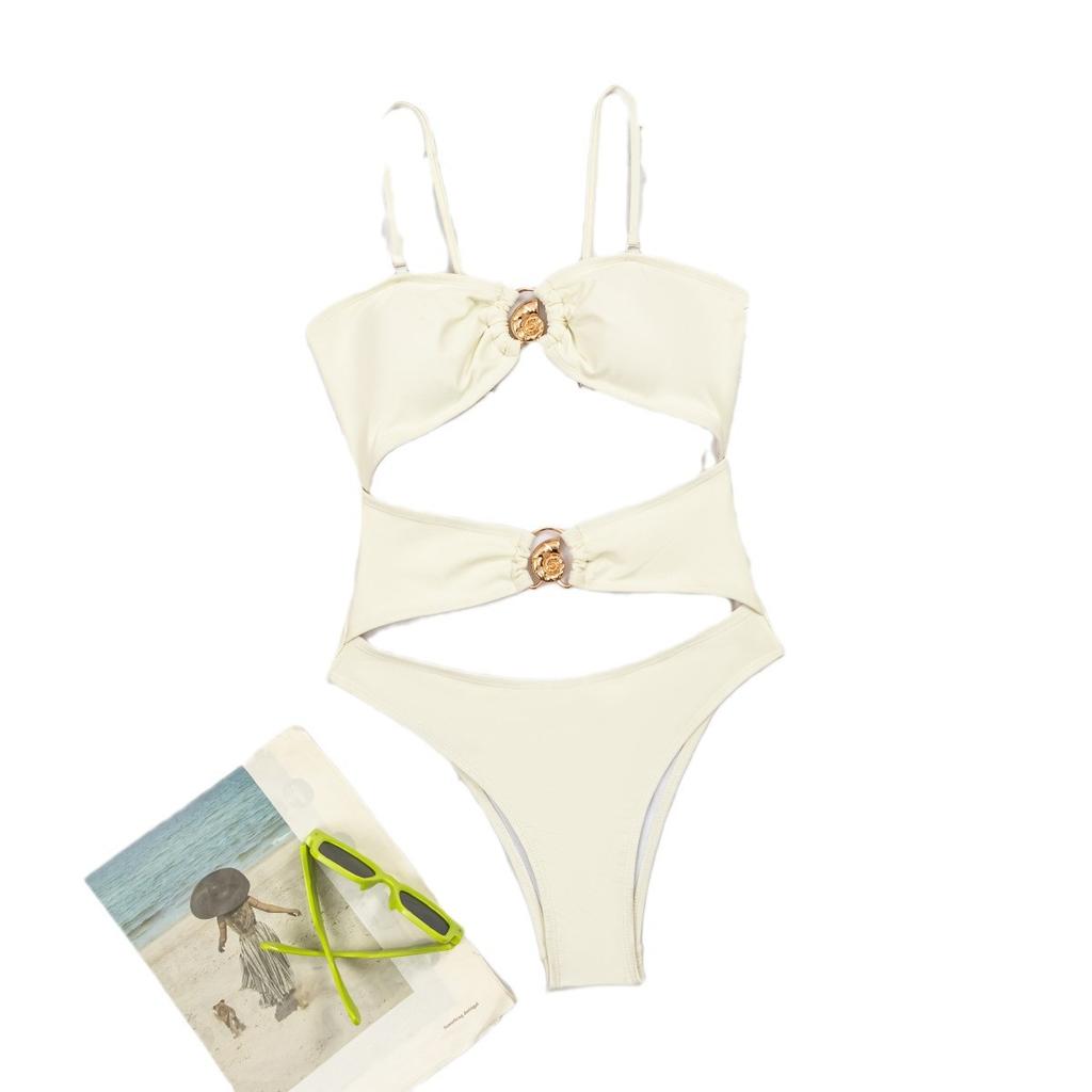 New Popular Swimsuit Women'S One-Piece Bikini Sexy Simple Atmospheric Swimsuit