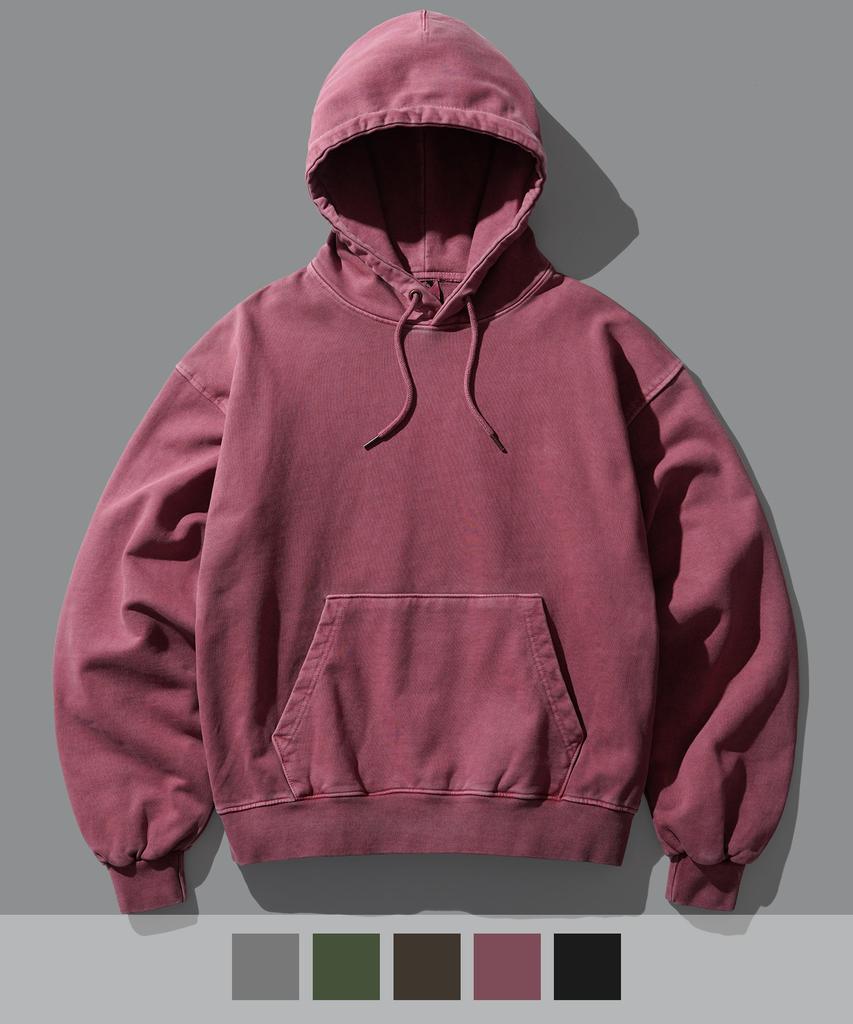 Mtor Dear Pigment Hoodie Dark Pink Ykhd1483