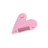 Double-Sided Peach Heart Hair Comb & Children's Safe Trimmer