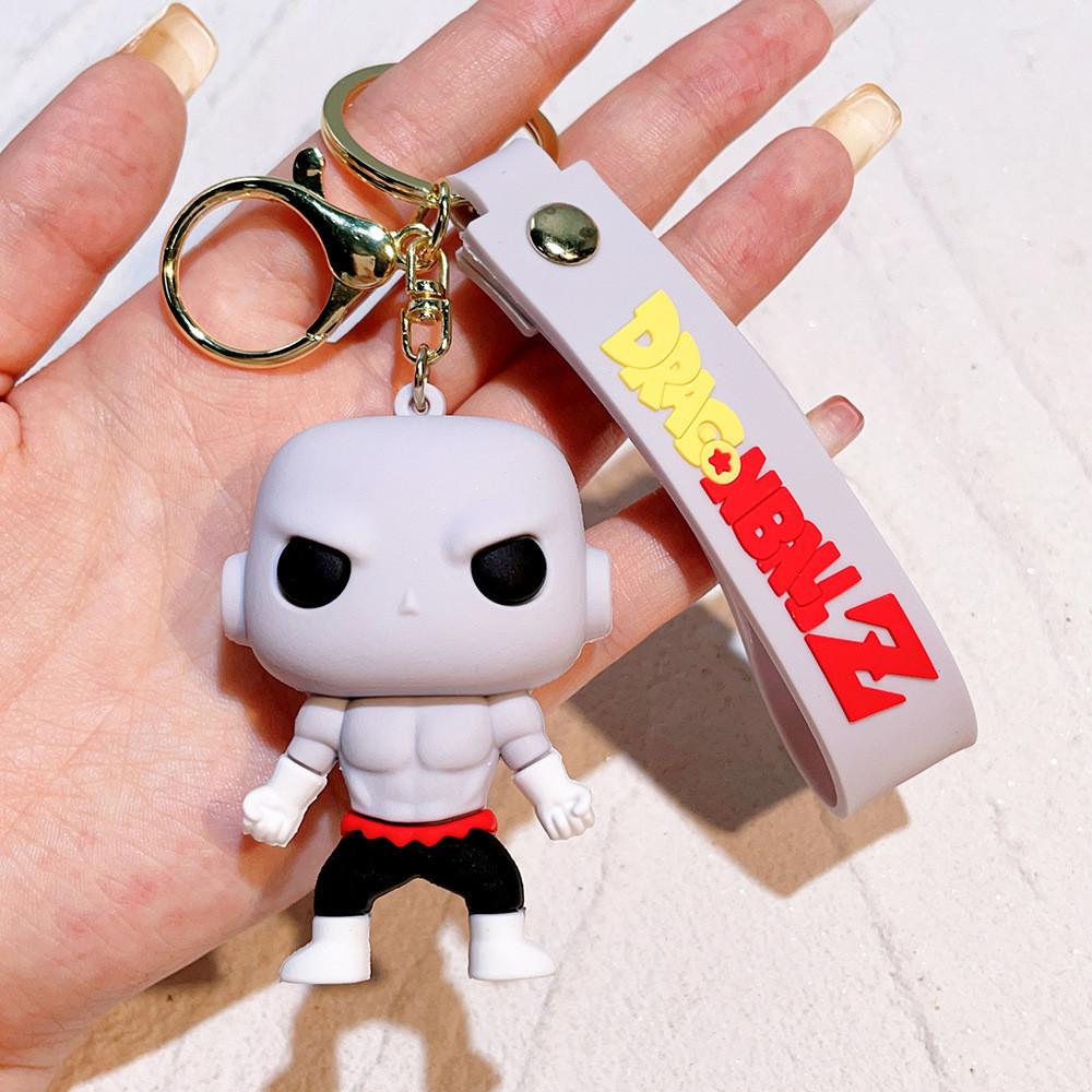 Adorable 2024 Dragon Ball Son Goku Keychain Anime Soft Pvc Car Key Holder Gift