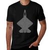 Northrop YF-23 Black Widow II T-Shirt Basic All Season Solid T-Shirt