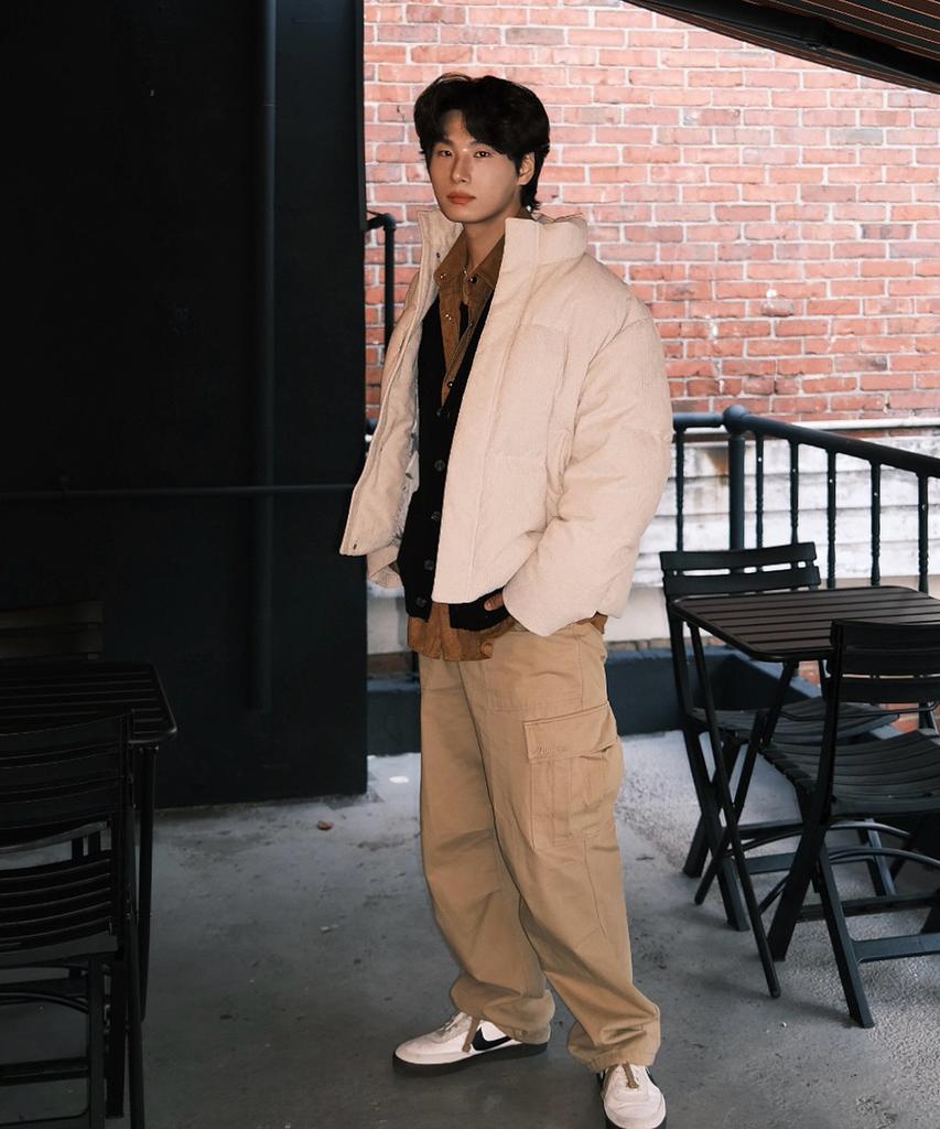 Mindbridge Do Good_Corduroy Short Down Jumper Mydj8153