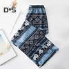 Breathable Casual Pants Full Length Popular Simple Wide Leg Long Trousers