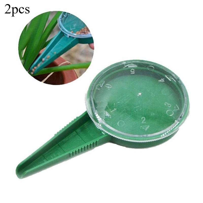 Green Plant Seed Sower Manual Plant Seeder Yard Garden Multifunction Seeding Dispenser Tools Adapting To Various Sizes of Seeds