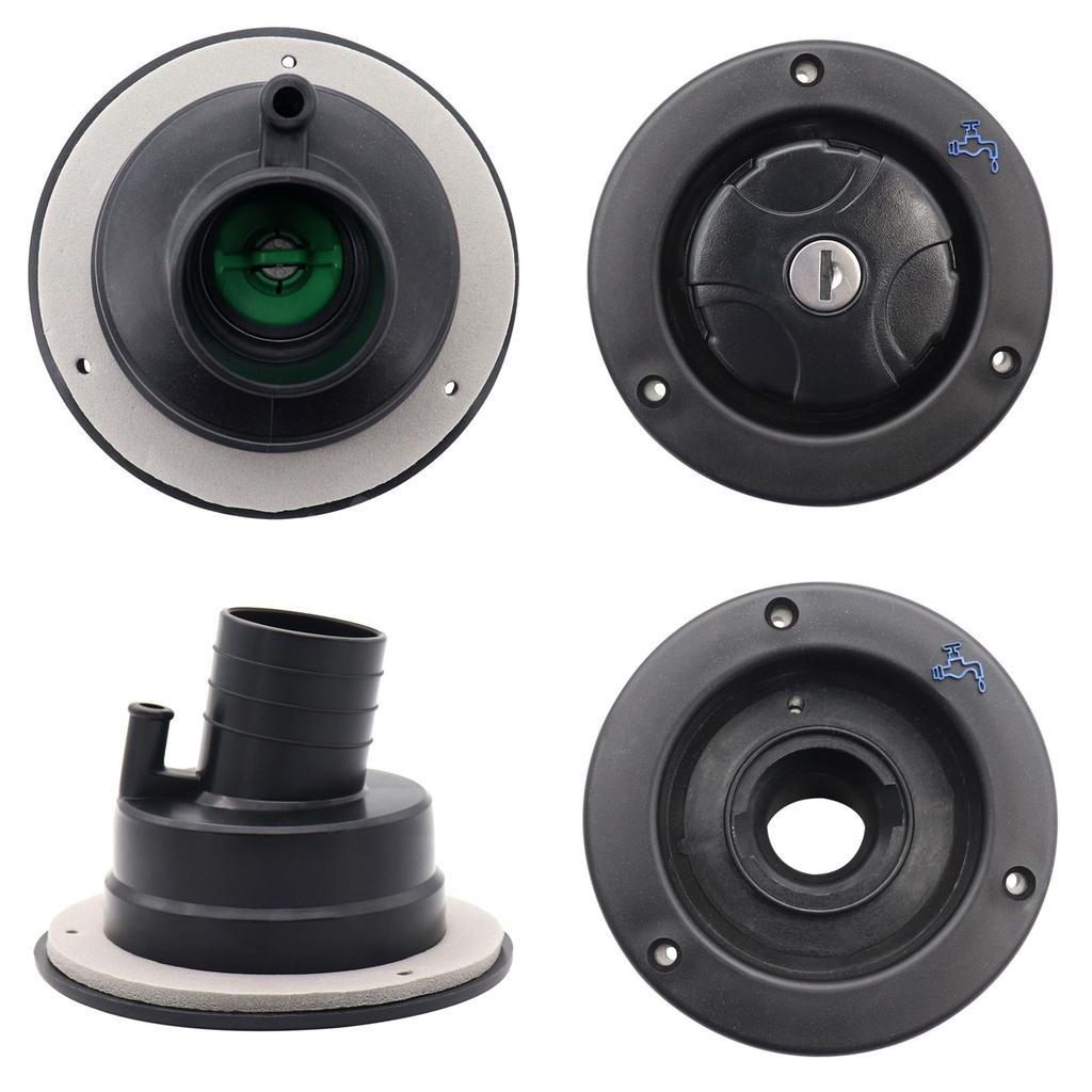 Universal Locking Water Inlet Leak Proof Threaded Connection Includes 2 Security Keys & Maintenance for Boats Trailers