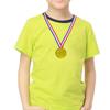 10Pcs/20Pcs Golden Winner Medals Set for Children Teens Event Classrooms Office and Sports Award Medals with Ribbon