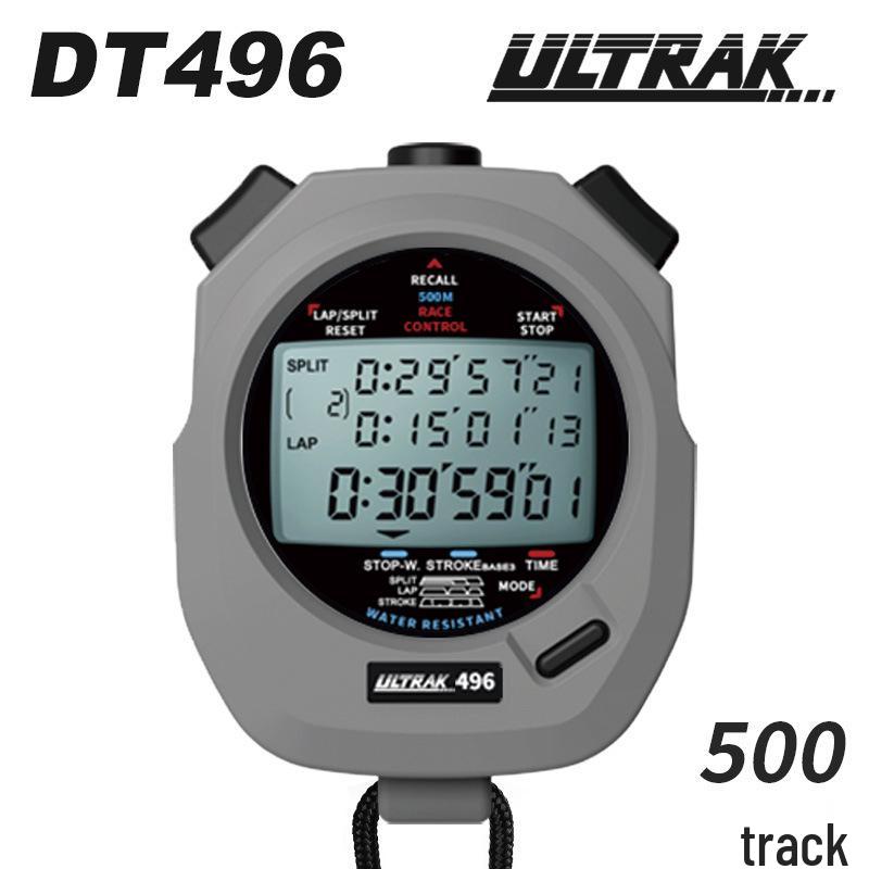 Digital Stopwatch DT496 500-Step 3-Row Timer for Track and Field Training жёлтый