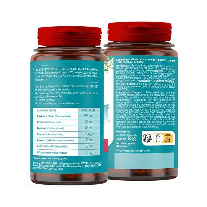 Superdiet Hygiaflore Transit 100 Gélules