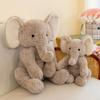 Adorable Grey Elephant Plush Toy Soft Cartoon Animal Stuffed Doll Perfect Gift For Kids
