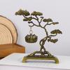 Creative Hanging Incense Burner Pine Tree Design Zinc Alloy Chinese Incense Burner Household Indoor Ornaments Tea Table Decor