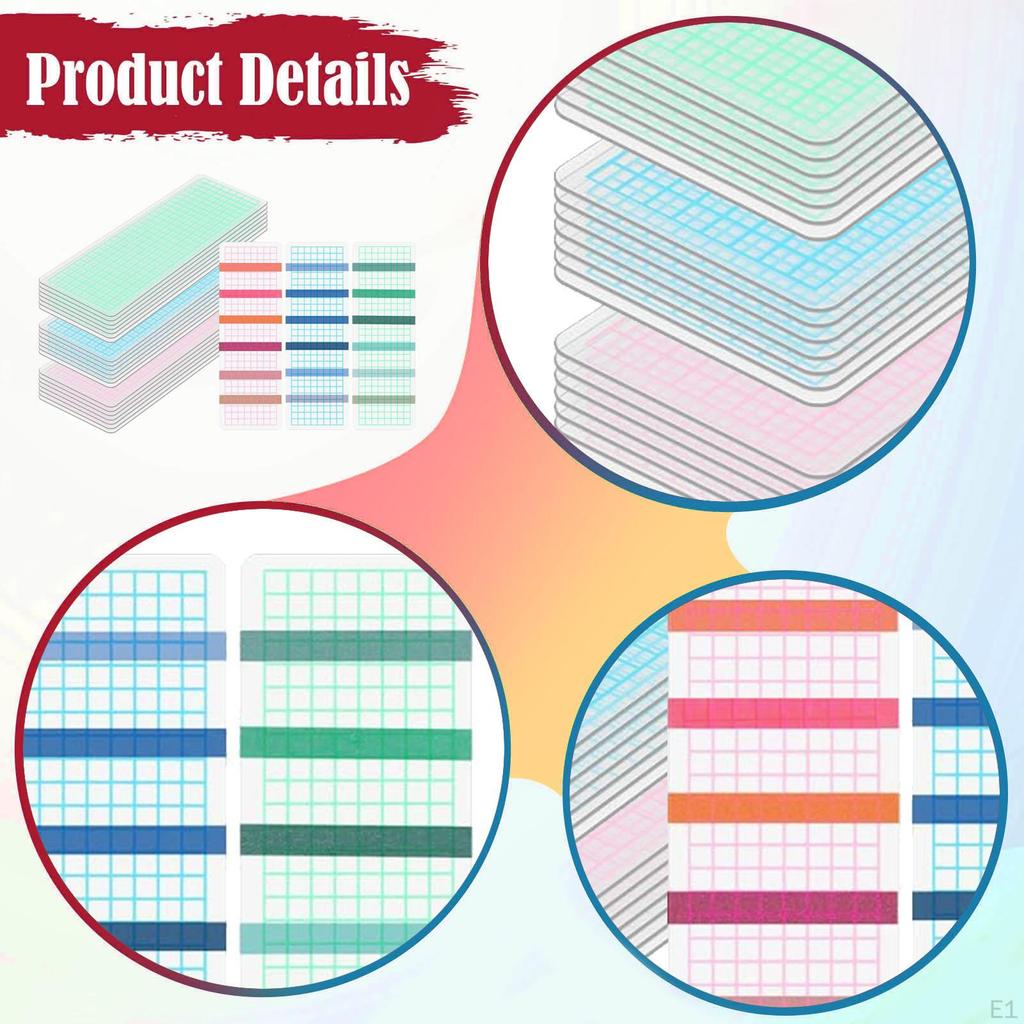 45x Tape Storage Board Display Board, Versatile Holder, sub Packing Plate for Office Journaling, DIY