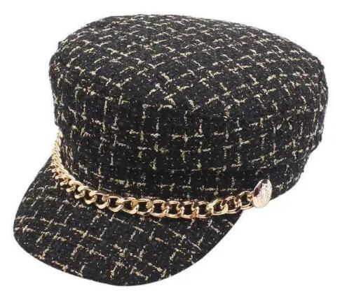 2024032703 Golden Chain Girl Beret Polyester/Cotton