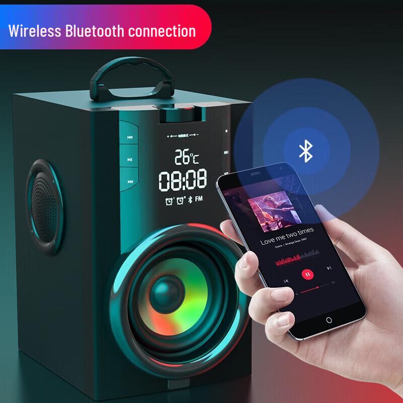 Soaiy SA-Q36 Portable Outdoor Karaoke Speaker