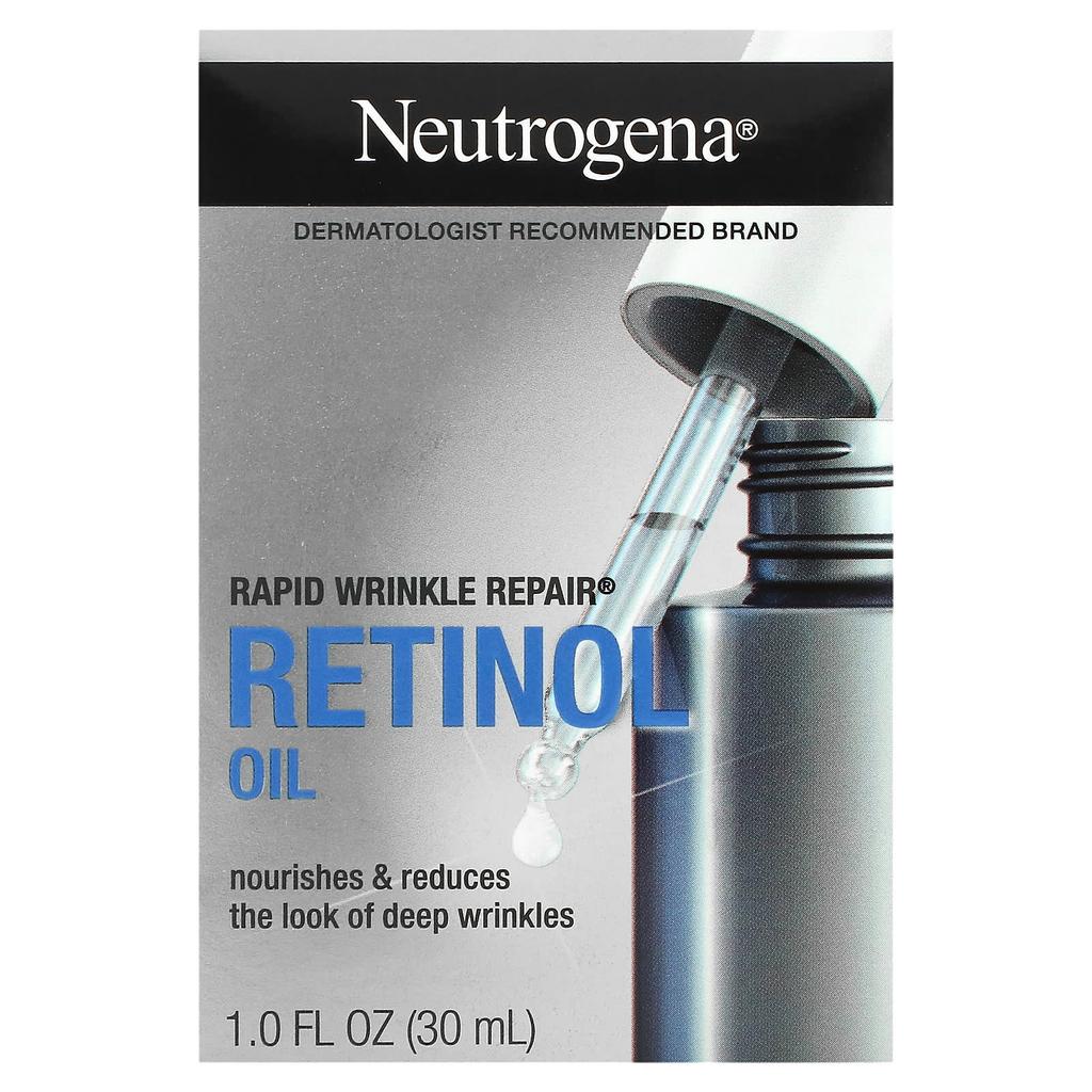 Neutrogena Rapid Wrinkle Repair, Retinol Oil, 1 Fl Oz (30 Ml)