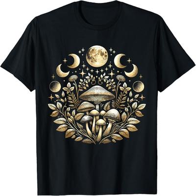 Cottagecore Ästhetik Dark Academia Ästhetik Pilz T-Shirt