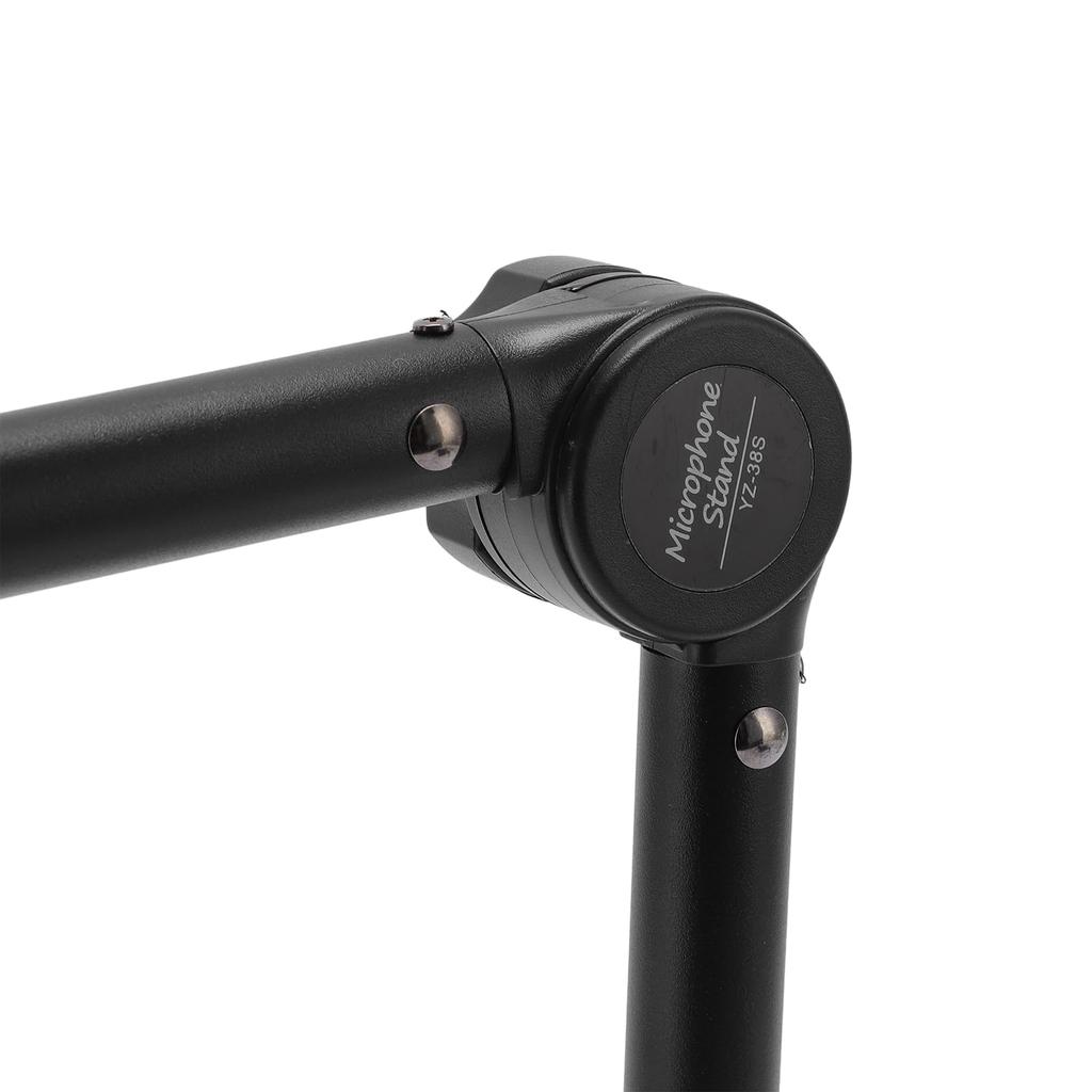 Asixxsix Microphone Arm Stand, 360 Degree Rotating Adjustable Heavy Duty Boom Arm, with 38 and 58 Inch Adapters for Condenser Dynamic Microphones,