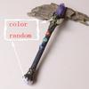 Scettro di Cristallo a Forma di Coltello, Bacchetta Magica che Unisce Cristallo a Forma di Coltello e Sfera di Cristallo, Regalo di Halloween