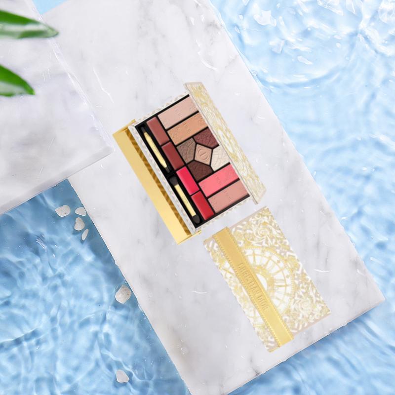 Dior Golden Ball Limited Edition Thirteen Color Eyeshadow Facial Makeup Comprehensive Palette Natural and Clear Delicate and Long-lasting Shine 24g