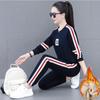 Khmer Women's Warm Sports Suit: Autumn/Winter Plush Hoodie & Sweatpants Two-Piece Set