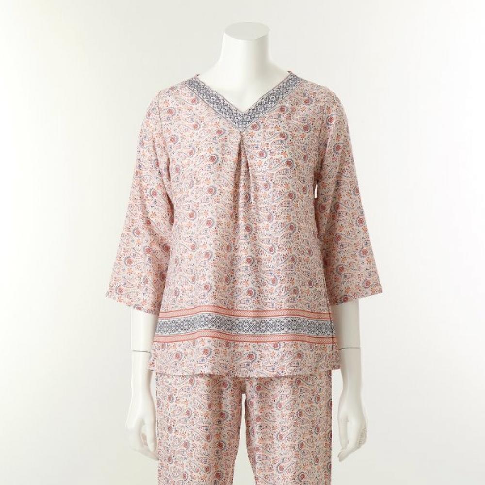 Wacoal Rayon Border PaiSley Print Women S Loungewear Set wpa380wS Wpa380wp