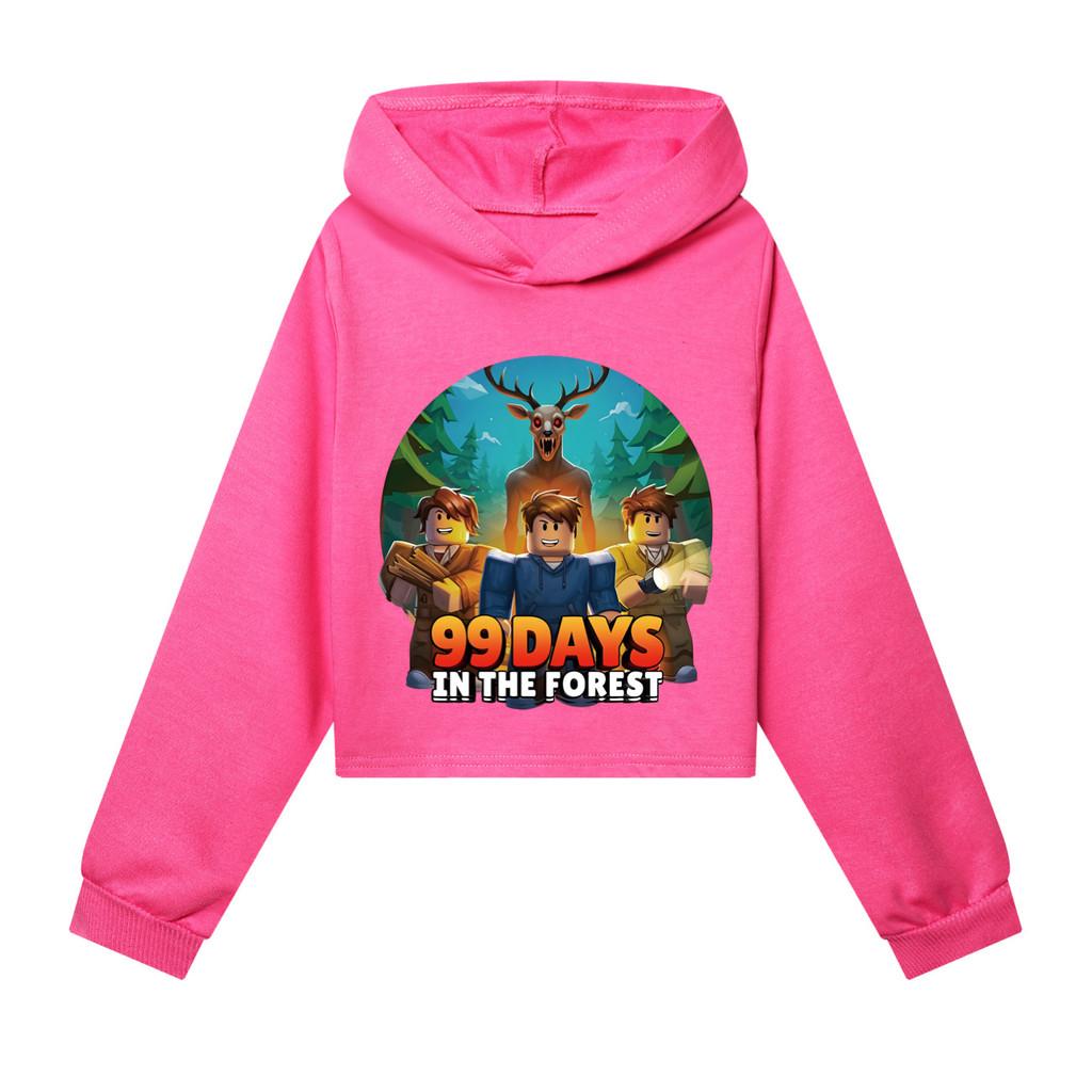 

Детские Девочки 99 Ночей в Лесу Принт Повседневный Толстовка с Длинными Рукавами и Капюшоном Топ 170cm розы красного