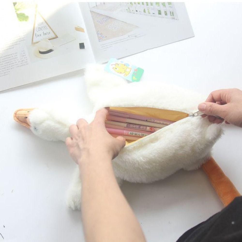 Stuffed Animal Plush Pencil Cases Pencil Pouch Stationery Storage Bag  Office Supplies