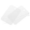 50pcs Waterproof Wires Plastic Shipping Tags 1.6x2.4 Inch for Product Identification Tags Valve Marking Outdoor Tagging