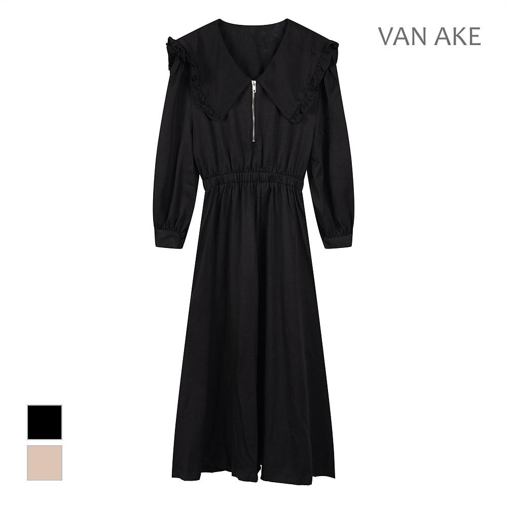 VANAKE Big Collar Long Dress_Vb3Yopq307Z