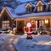 Christmas Inflatable Santa Claus Blow Yard Decoration Funny Large Props Weatherproof Xmas