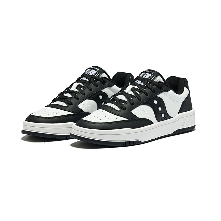 SAUCONY Cross Jz Comfortable Retro Cushioning Durable Low-Top Running Shoes Unisex Running Shoes Black White S79046-5