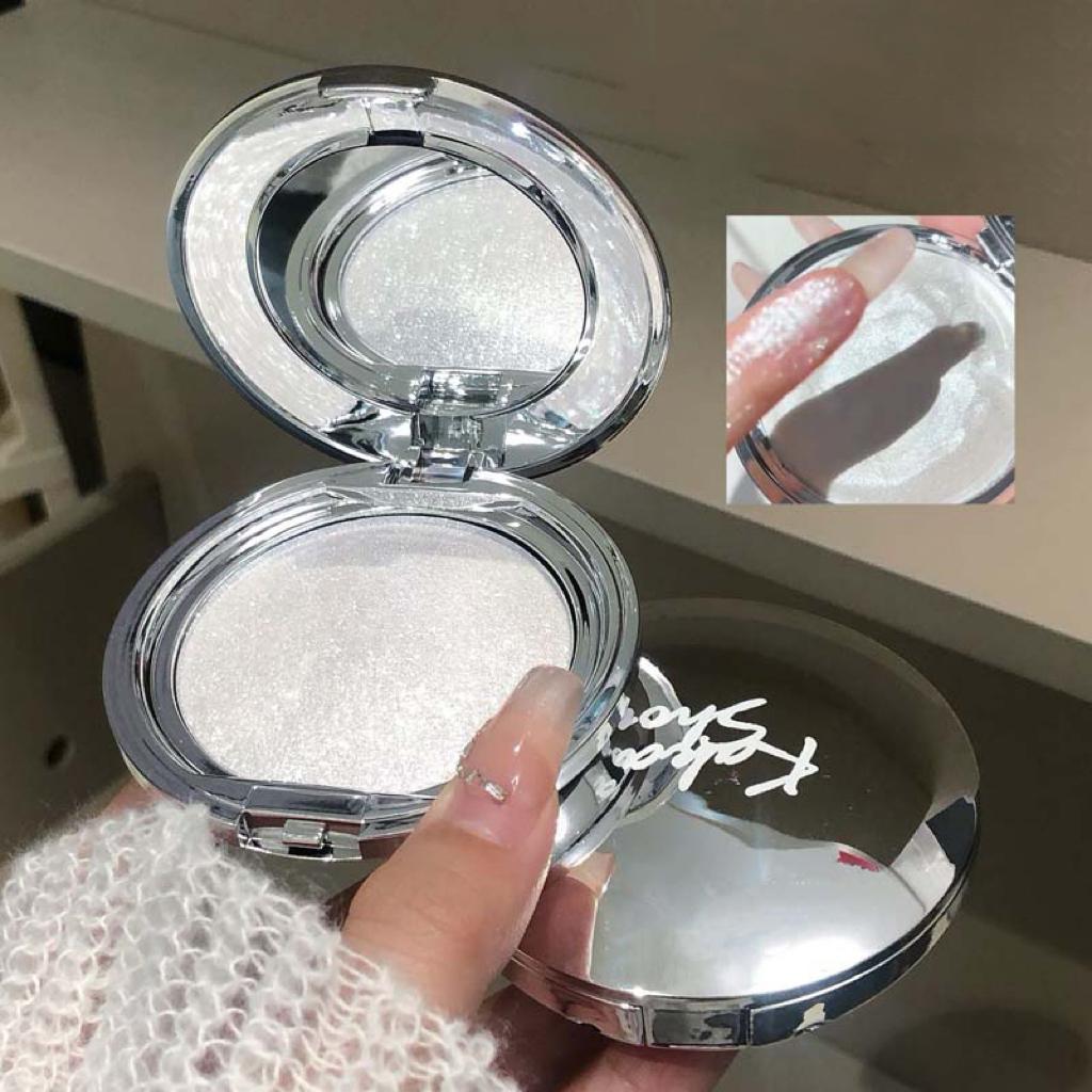 Schimmerndes Champagner-Highlighter-Kartoffelbrei-Diamant Glänzende Hochglanz-Paste Perlmutt-Fein-Glitzer Aufhellende Kontur-Highlights