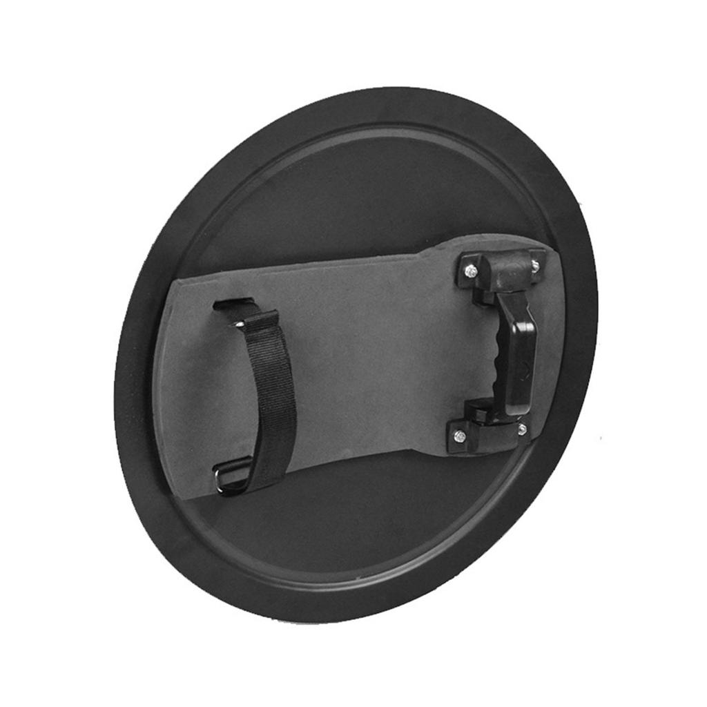 Protective Equipment Aluminum Alloy Metal Shield Forearm Armor Shield Lightweight Round Shield Home and Camping Cosplay Training Safety Defense Shield