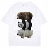 Funny We Bears Realistic Meme Graphic T-shirts Men Women Creativity Novelty T Shirt Oversized Cotton Casual T-shirt