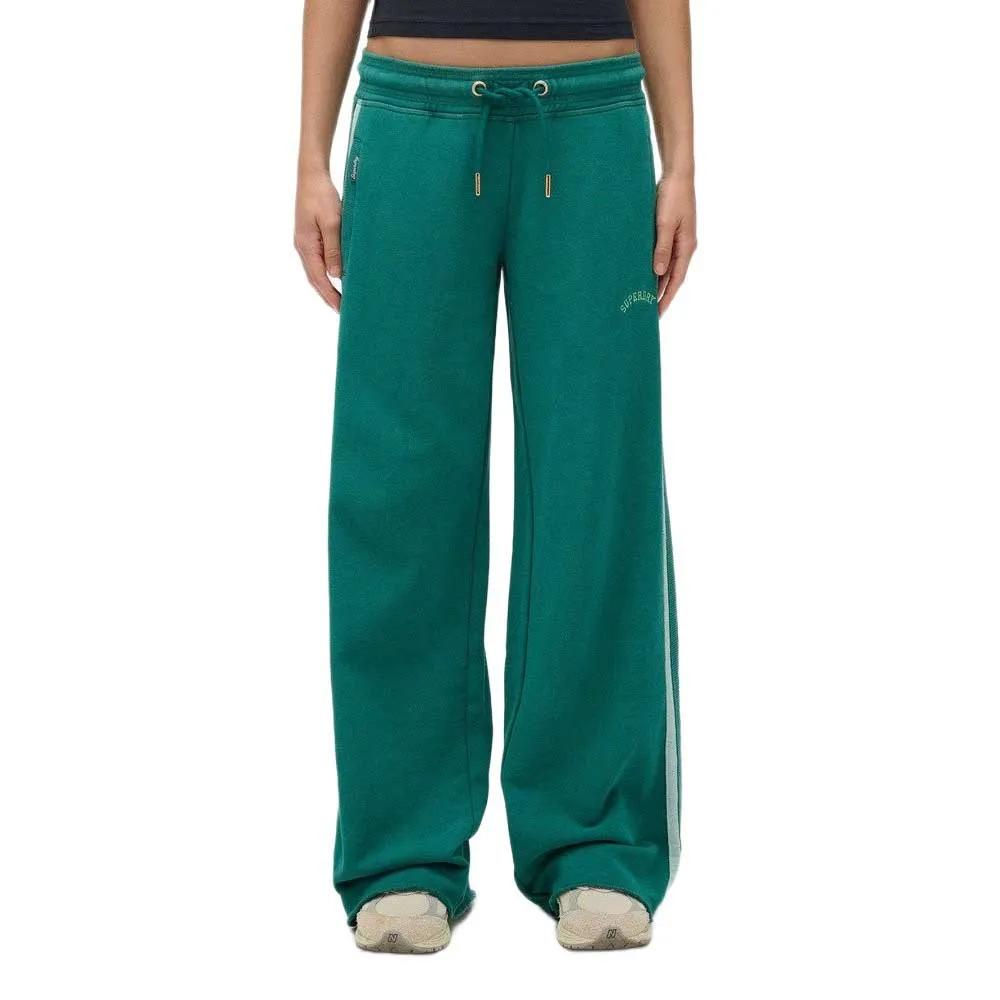 Superdry Damen Grün – Athletic Essentials – Gerade Geschnittene Jogginghose In Alpine Green Mit Logo - Bild 4