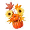 Quick Setups Fall Festival Foam Pumpkins Decoration Realistic Maples Design Safe For Kids Pet Homes Party Decors
