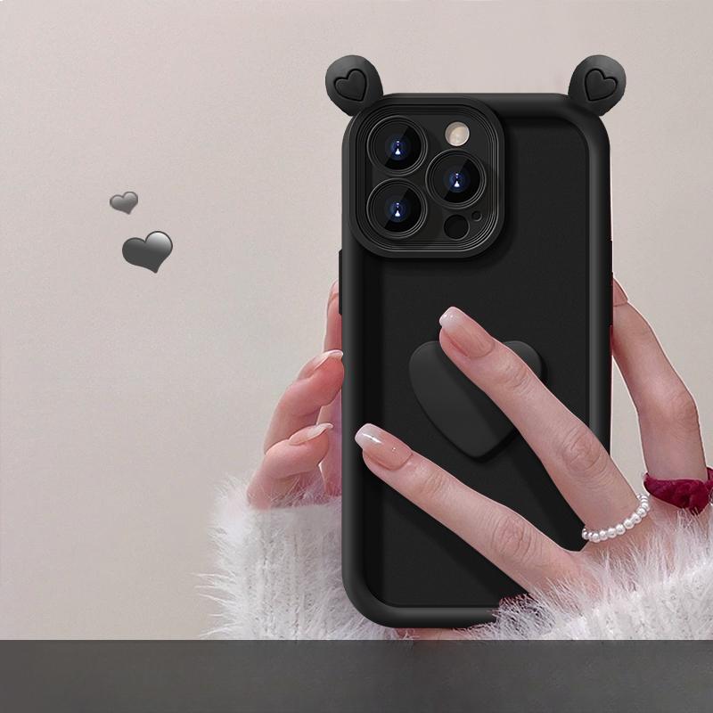 Applicable To Apple 15promax Mobile Phone Case IPhone 13/14 Red Love Doll 11/12 Frosted Silicone XS Soft