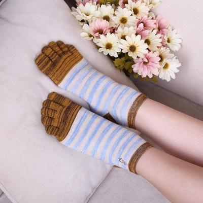 Frühlings-Damen-Baumwoll-Fünfzehen-Socken mit geteilter Zehe, Aktueller Lagerbestand, Neuer Stil