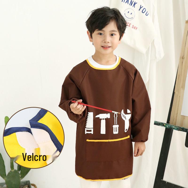 Waterproof Long Sleeve Baby Bib & Kids Painting Apron