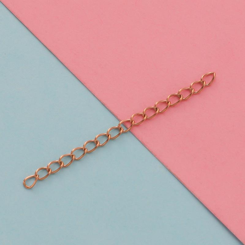 Adjustable Stainless Steel Tail Chain for DIY Jewelry: Bracelet, Necklace, Extension, Thick/Thin Line, 5cm