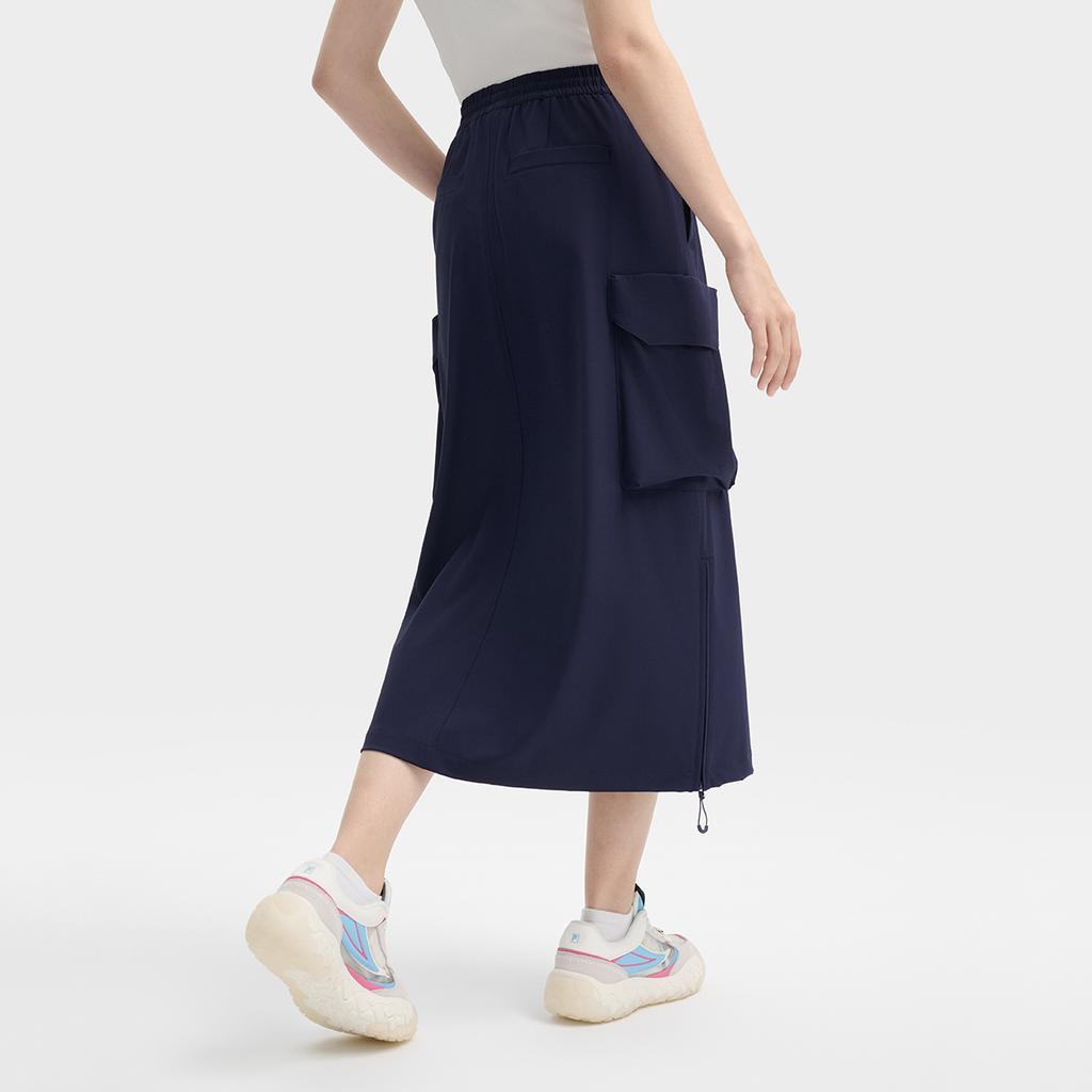 New FILA Casual Short Skirts Women's Secret Mirror Blue F11W439307FDB