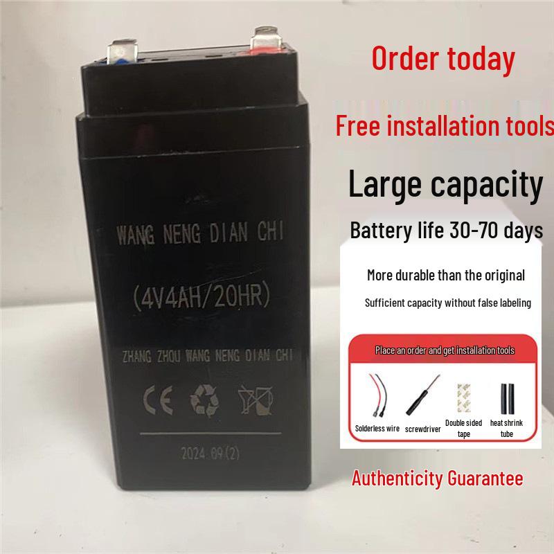 Original Lead-Acid 4V 4AH Battery for Price Computing and Bench Scales