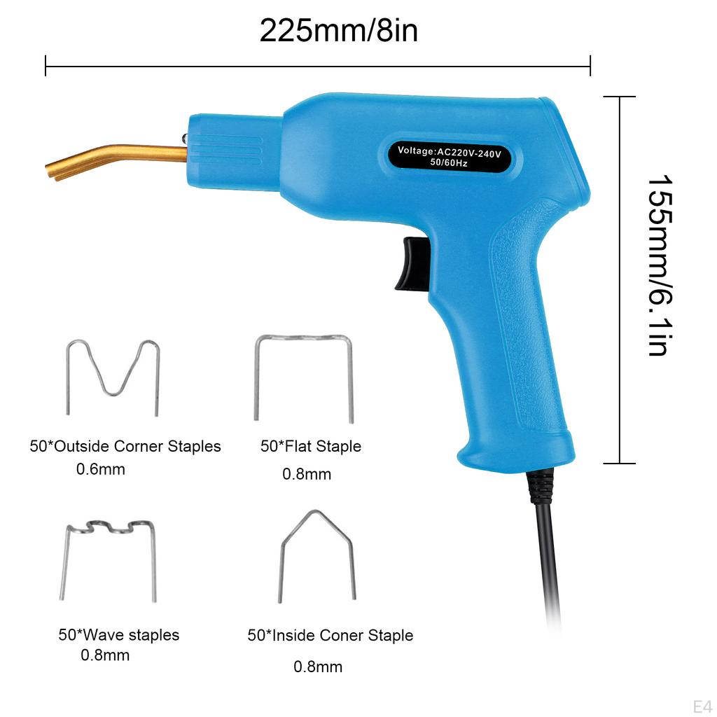 Handy Stapler Welder Flat Staple Kit Garage Tool