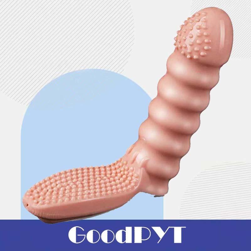 Spiele für Erwachsene Bondage Gear Finger Sleeve Massage Vagina Klitoris Stimulieren Masturbator Erotisches Sexspielzeug für Männer Paare Orgasmus Vibrator