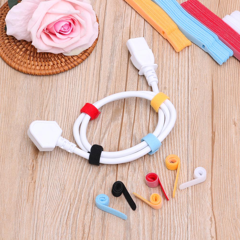 20pcs Convenient Earphone Mouse Reusable Wire Protector Ties Management Nylon Cable Organizer
