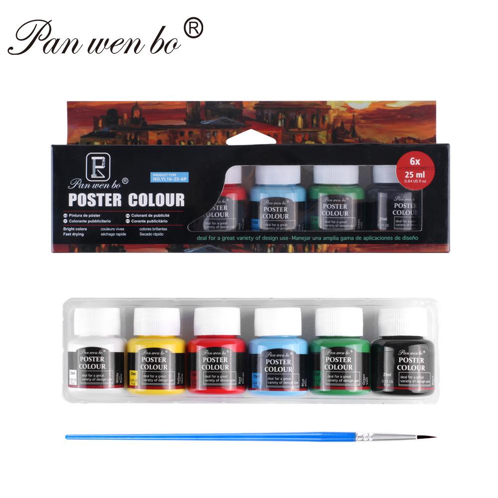 25ml Acrylic Paint Set for Textiles, Glass, and Watercolor Art Projects