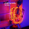 Batteridrevne LED-lys med plastkjede for Halloween-rekvisitter, kjedelys for Halloween-fest, cosplay-tilbehør