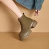 Women's Ankle Boots and Short Boots Lace-up Breathable Casual Women Boots  Motorcycle Boots Female for Spring and Autumn