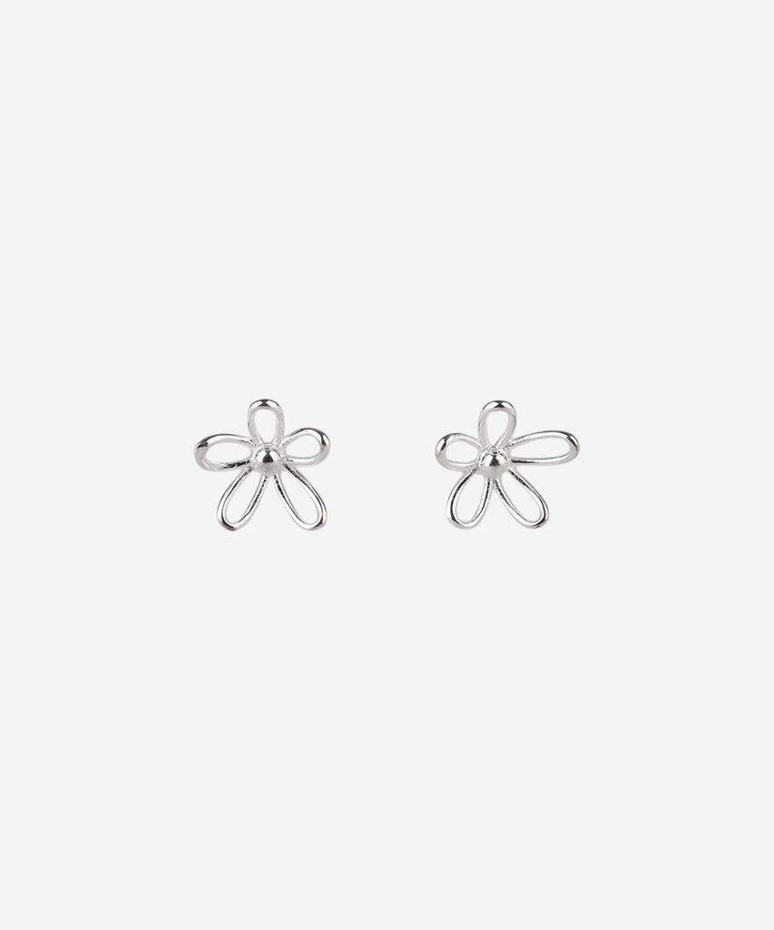 Silvertag Sie-26Ss7 925 Silver Steady Floral Earrings