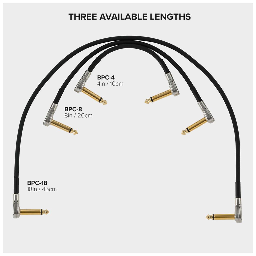 BOSS Patch 20cm 24K Gold Plated Design BPC-8 Cable, Length, LL-type Plug, Plug, Space-Saving